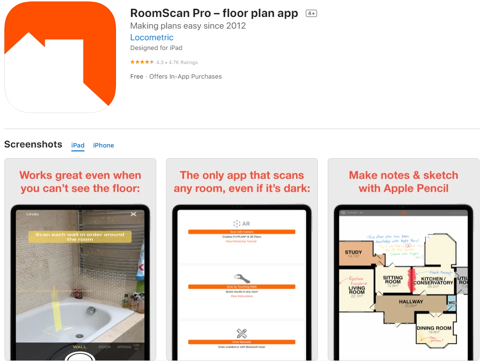 Roomscan Pro